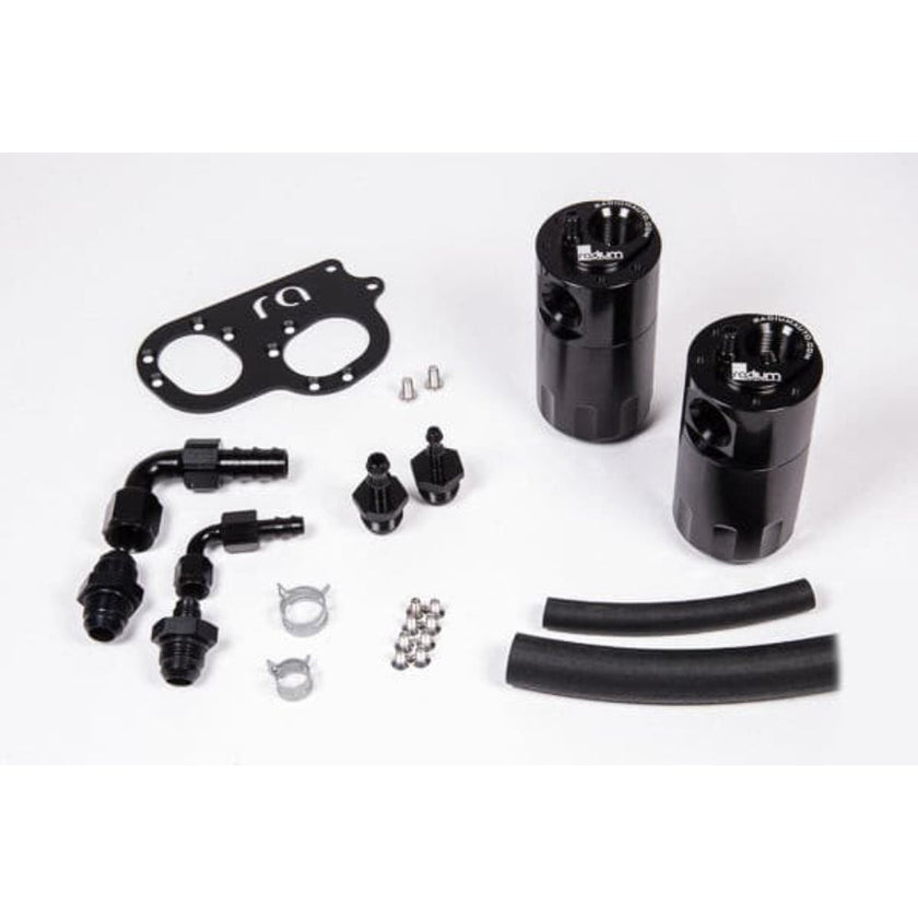 Radium Engineering Dual Catch Can Kit Fluid Lock Lotus Elise/Exige (2ZZ-GE)