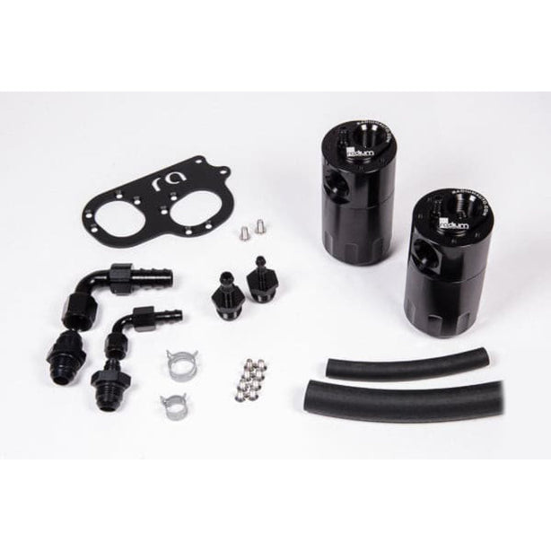 Radium Engineering Dual Catch Can Kit Fluid Lock Lotus Elise/Exige (2ZZ-GE)