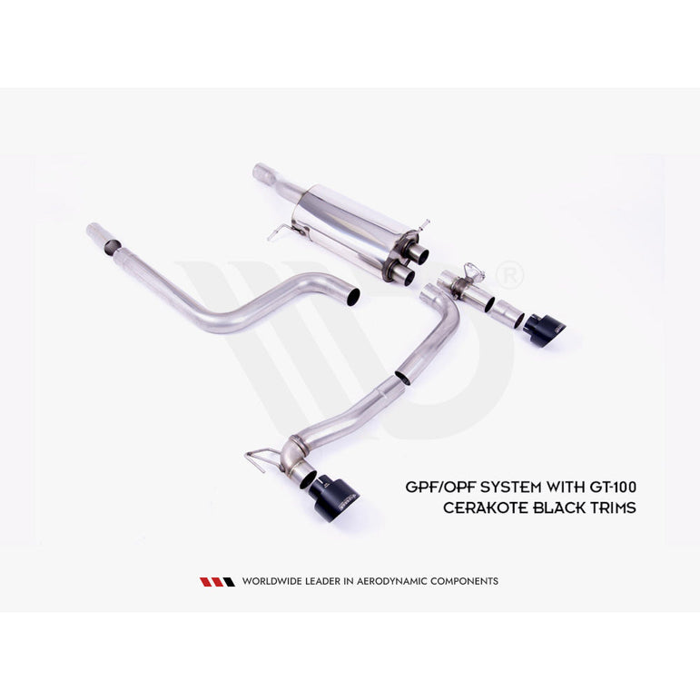Maxton Design Rear Diffuser & Milltek GPF/OPF-Back Exhaust System Ford Fiesta MK8 8.5 ST 18-22
