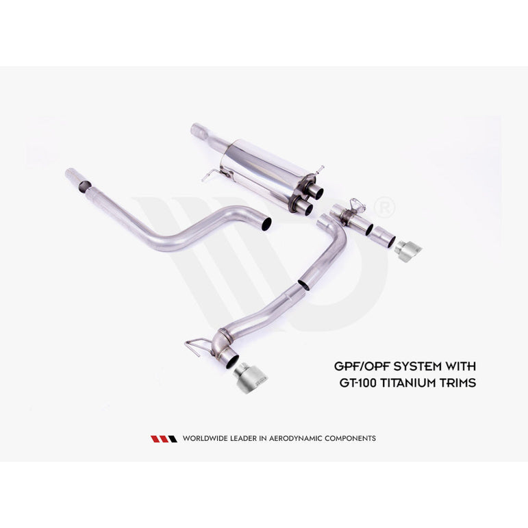 Maxton Design Rear Diffuser & Milltek GPF/OPF-Back Exhaust System Ford Fiesta MK8 8.5 ST 18-22