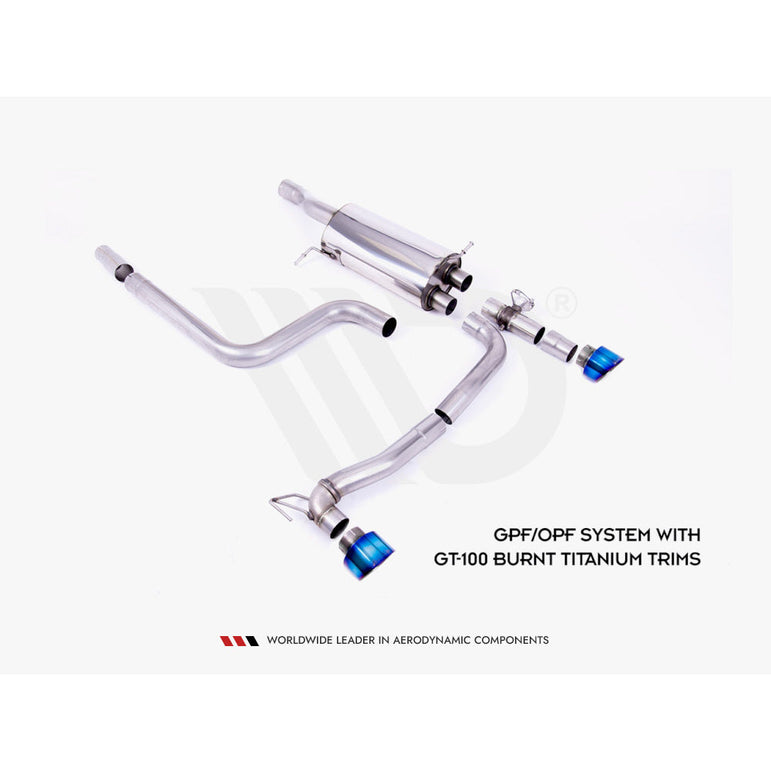 Maxton Design Rear Diffuser & Milltek GPF/OPF-Back Exhaust System Ford Fiesta MK8 8.5 ST 18-22