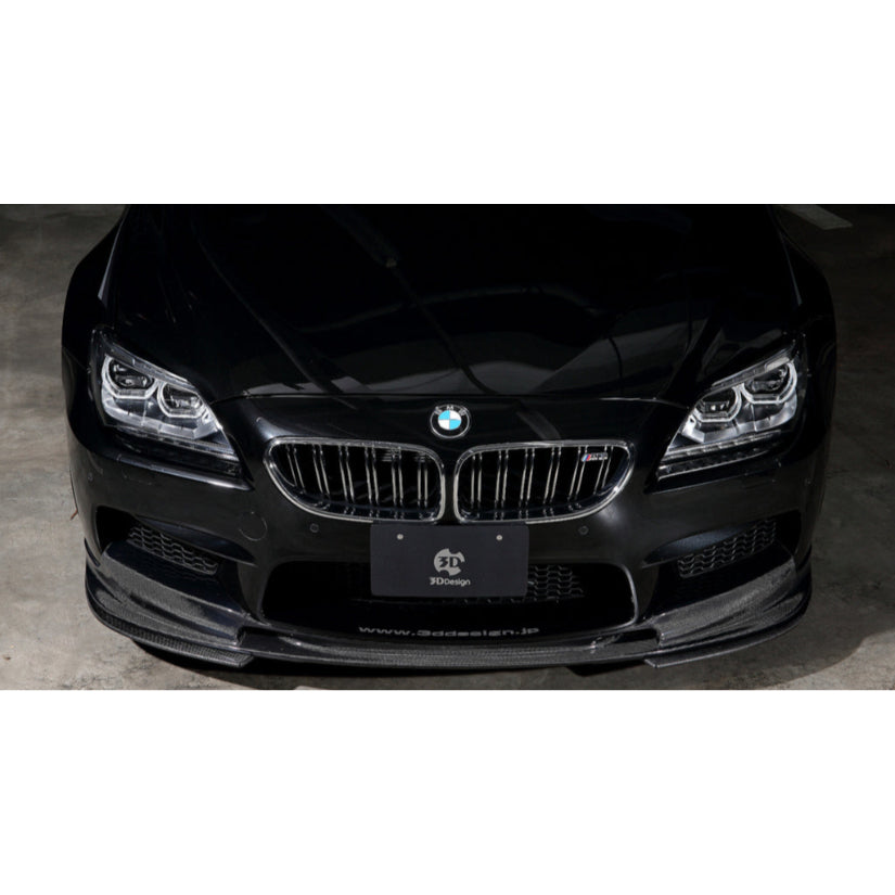 3Ddesign Front Splitter Carbon Fibre Without splitters BMW M6 F06 12 13