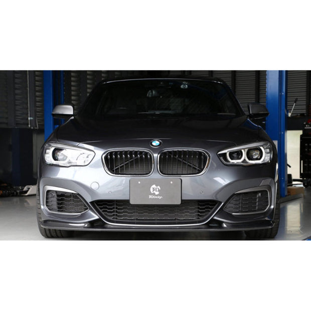 3Ddesign Front Splitter Carbon Fibre BMW 1 Series F20 LCI M-Sport