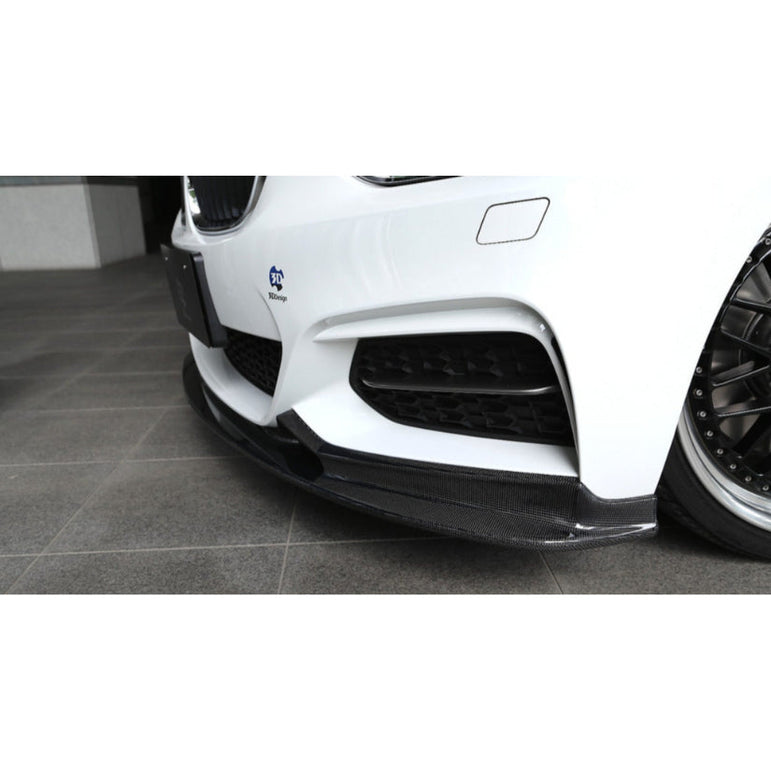 3Ddesign Front Splitter Carbon Fibre BMW M2 M235i 220i F20