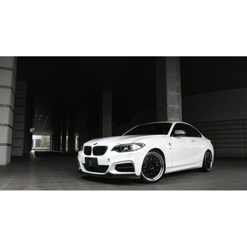 3Ddesign Front Splitter Carbon Fibre BMW M2 M235i 220i F20
