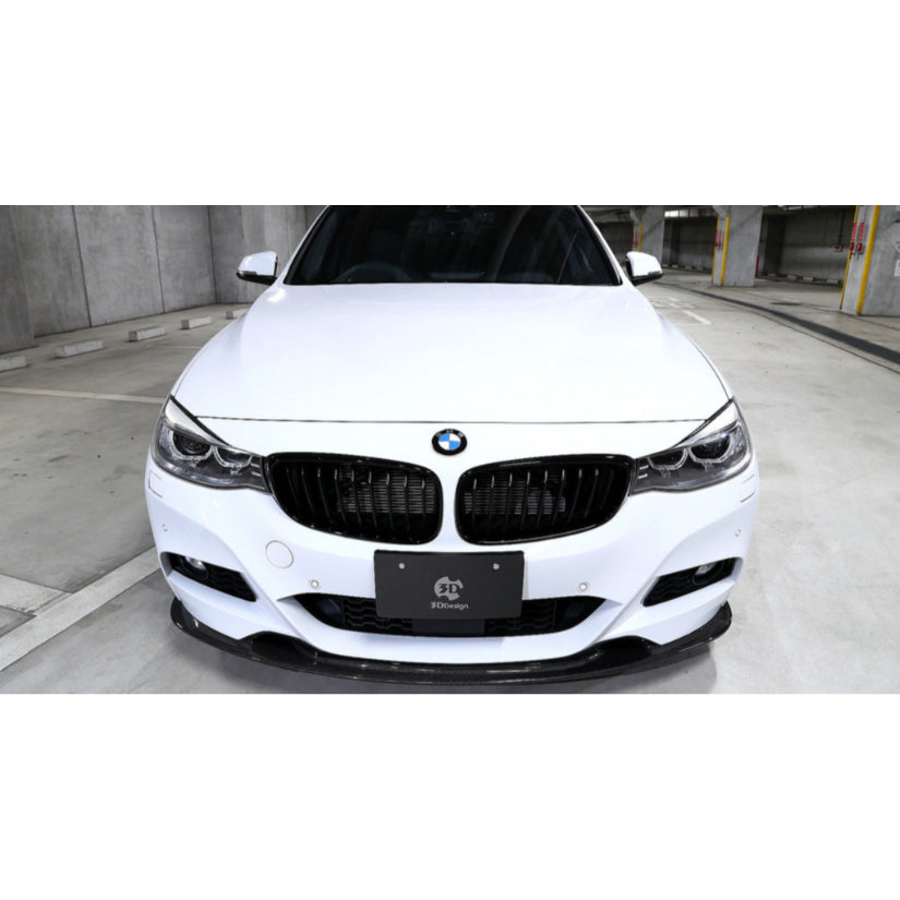 3Ddesign Front Splitter Carbon Fibre BMW 3 Series F34 GT M-Sport