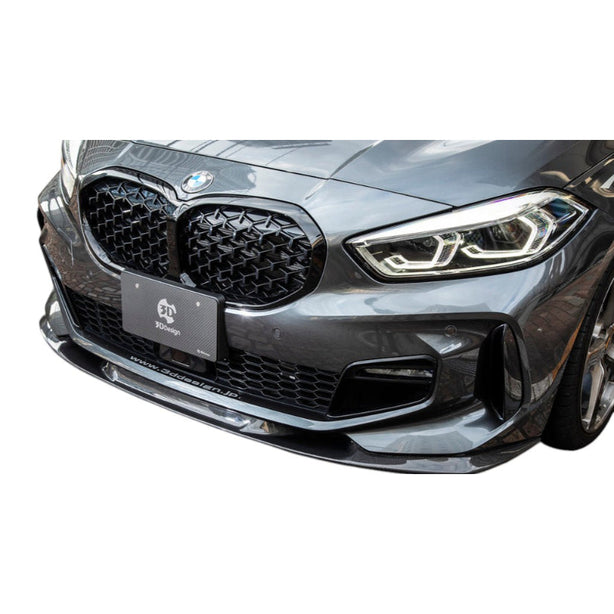 3Ddesign Front Splitter Carbon Fibre BMW 1 Series M135i M-Sport F40
