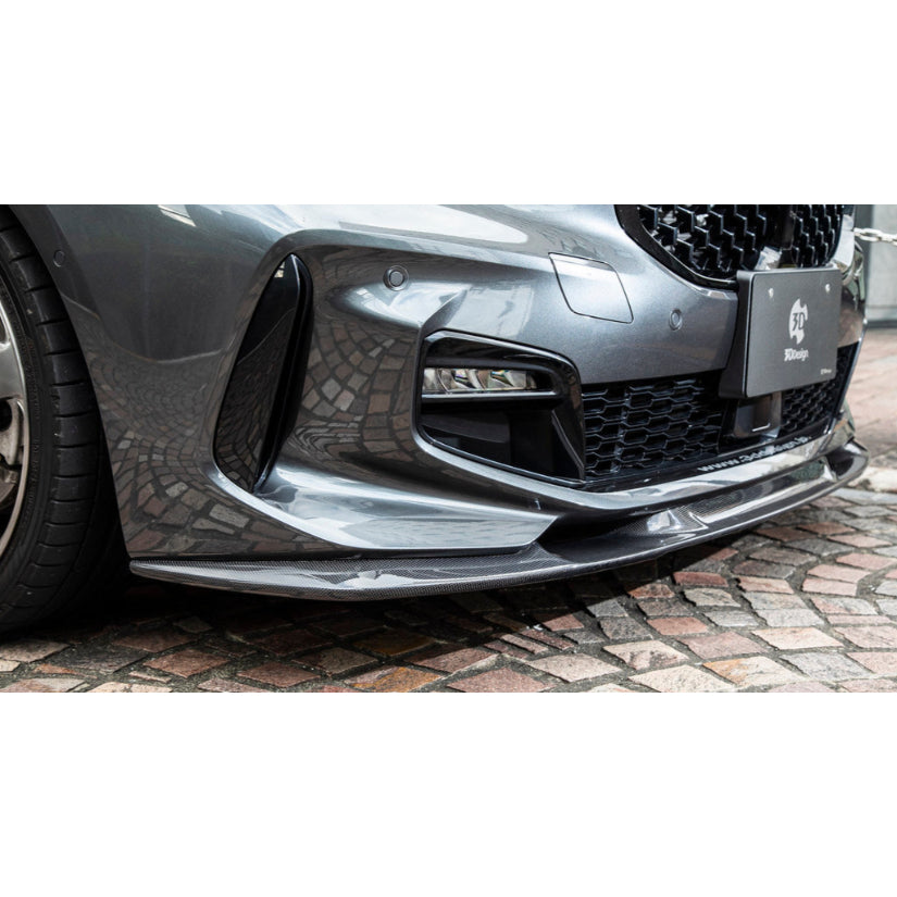 3Ddesign Front Splitter Carbon Fibre BMW 1 Series M135i M-Sport F40