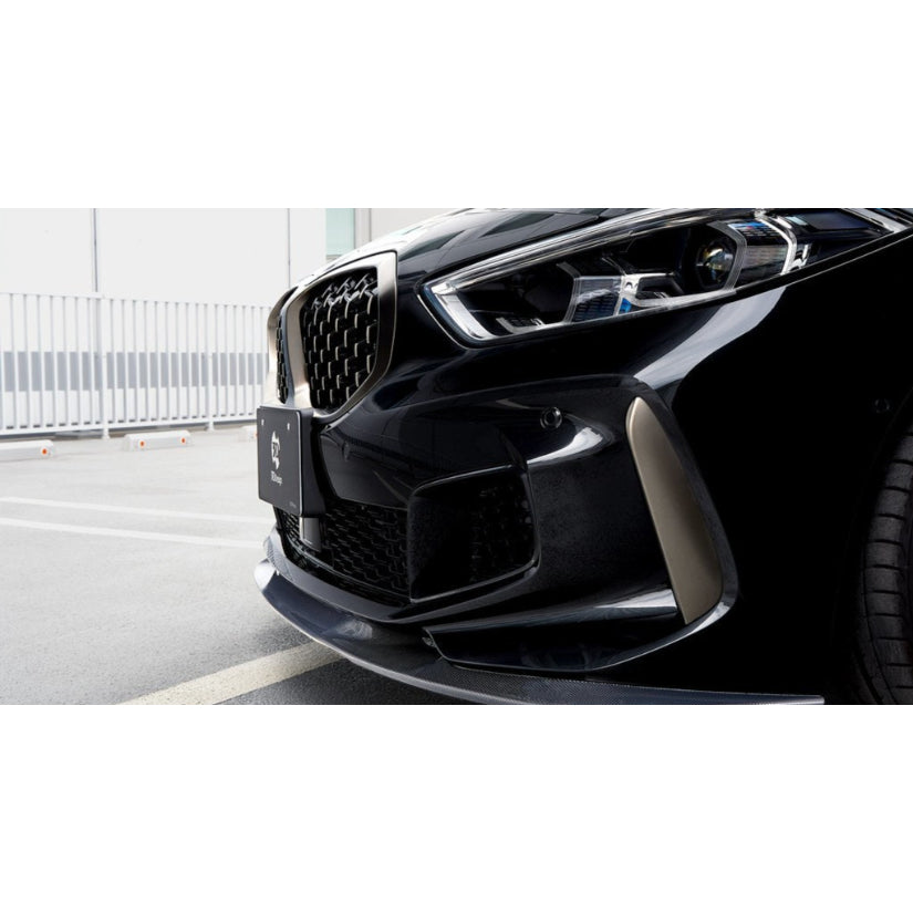 3Ddesign Front Splitter Carbon Fibre BMW 1 Series M135i M-Sport F40