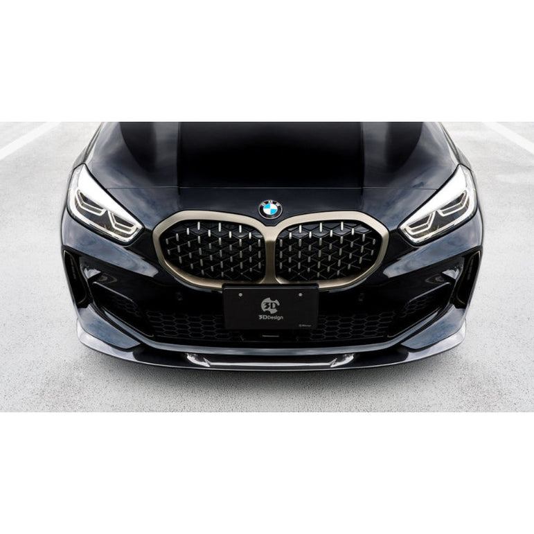 3Ddesign Front Splitter Carbon Fibre BMW 1 Series M135i M-Sport F40