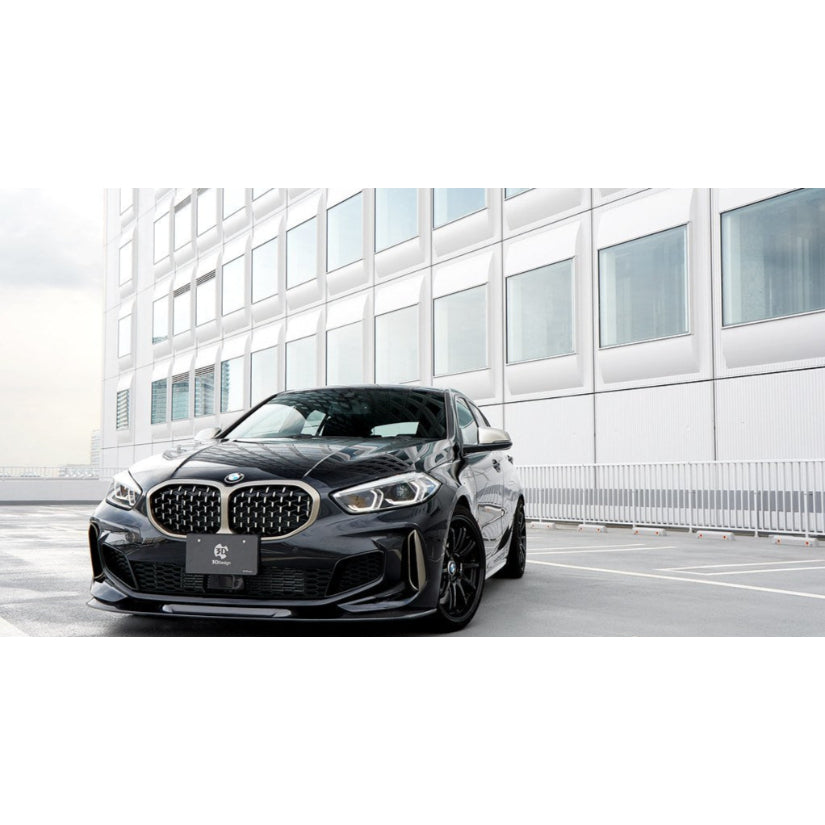 3Ddesign Front Splitter Carbon Fibre BMW 1 Series M135i M-Sport F40