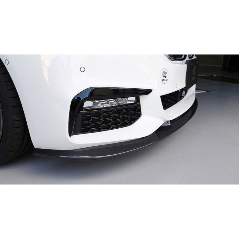 3Ddesign Front Splitter Carbon Fibre BMW 5 Series G30G 31 M-Sport