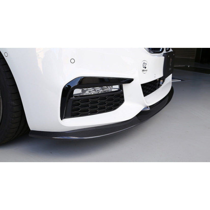 3Ddesign Front Splitter Carbon Fibre BMW 5 Series G30G 31 M-Sport