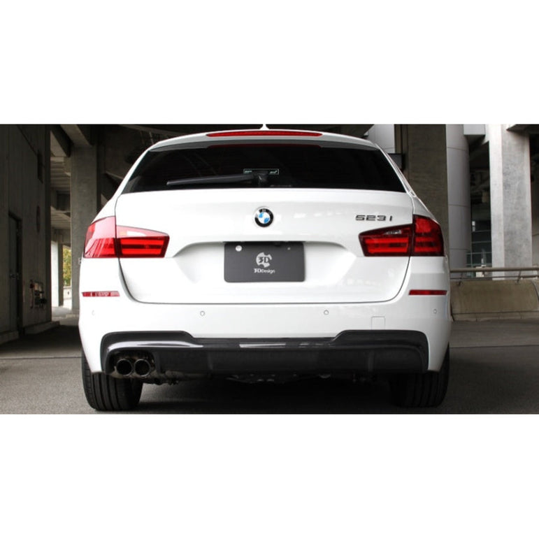 3Ddesign Double Tip Rear Diffuser BMW 5 Series F10 F11 M-Sport