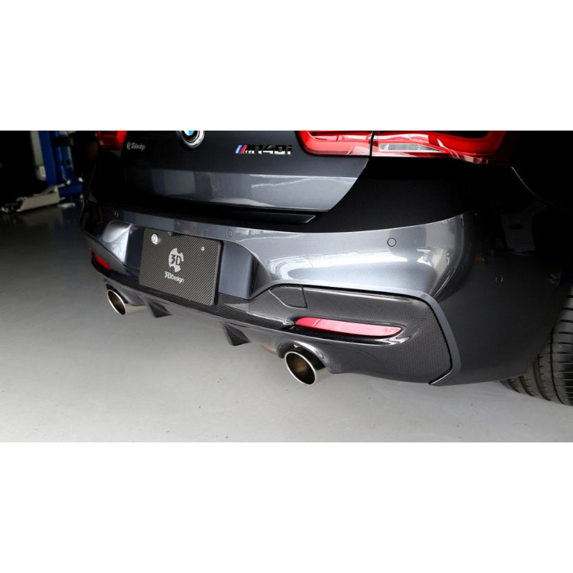 3Ddesign Rear Diffuser BMW 1 Series M140i F20 M-Sport LCI