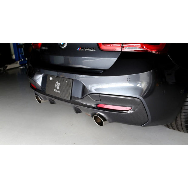3Ddesign Rear Diffuser BMW 1 Series M140i F20 M-Sport LCI