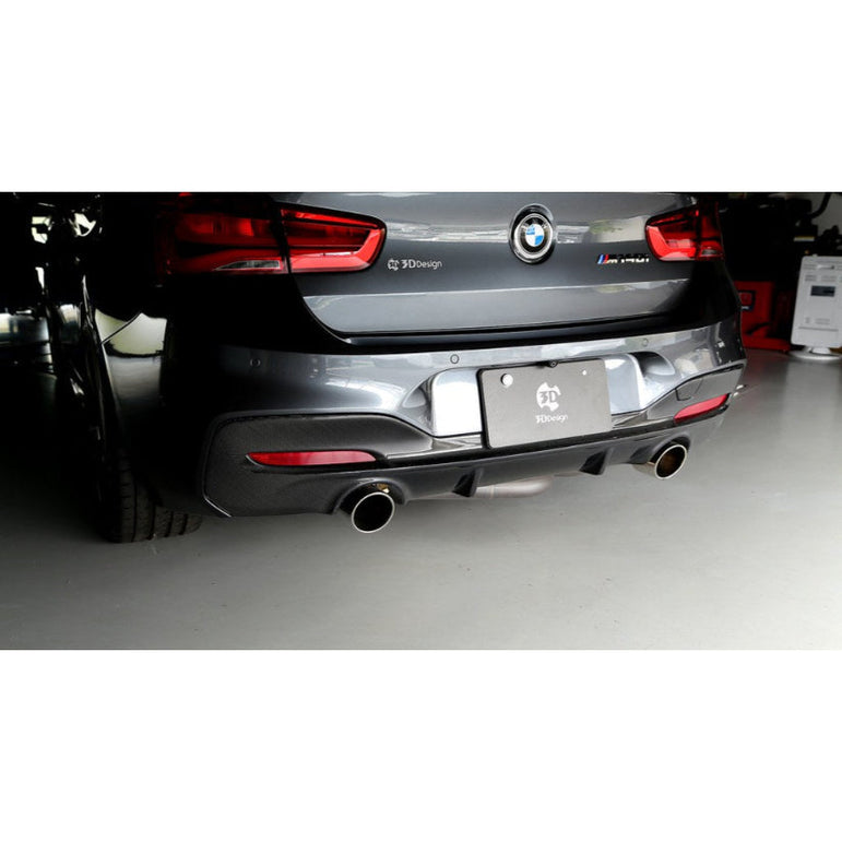 3Ddesign Rear Diffuser BMW 1 Series M140i F20 M-Sport LCI