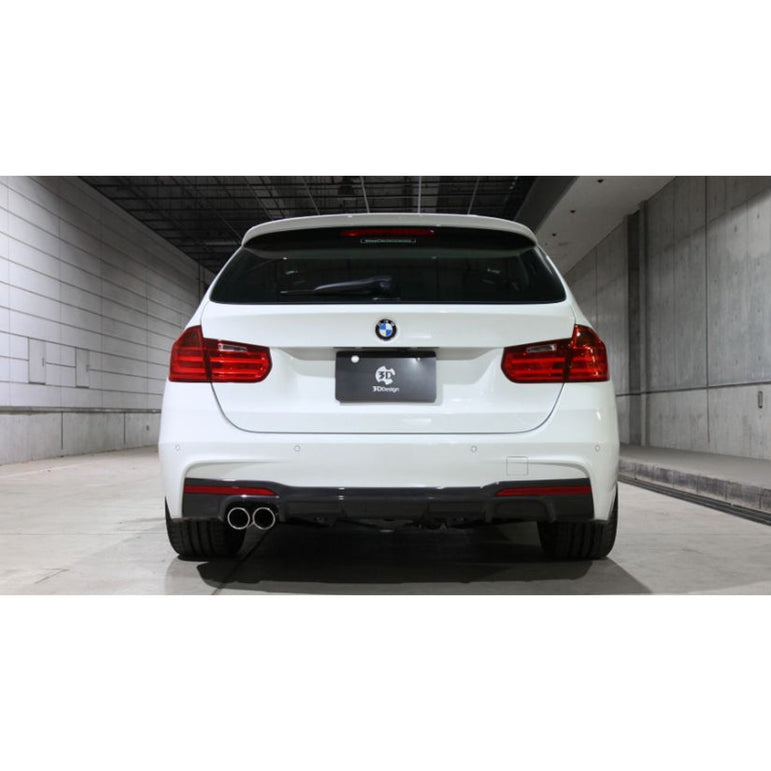3Ddesign Duel Tip Rear Diffuser BMW 3 Series F30 F31 M-Sport