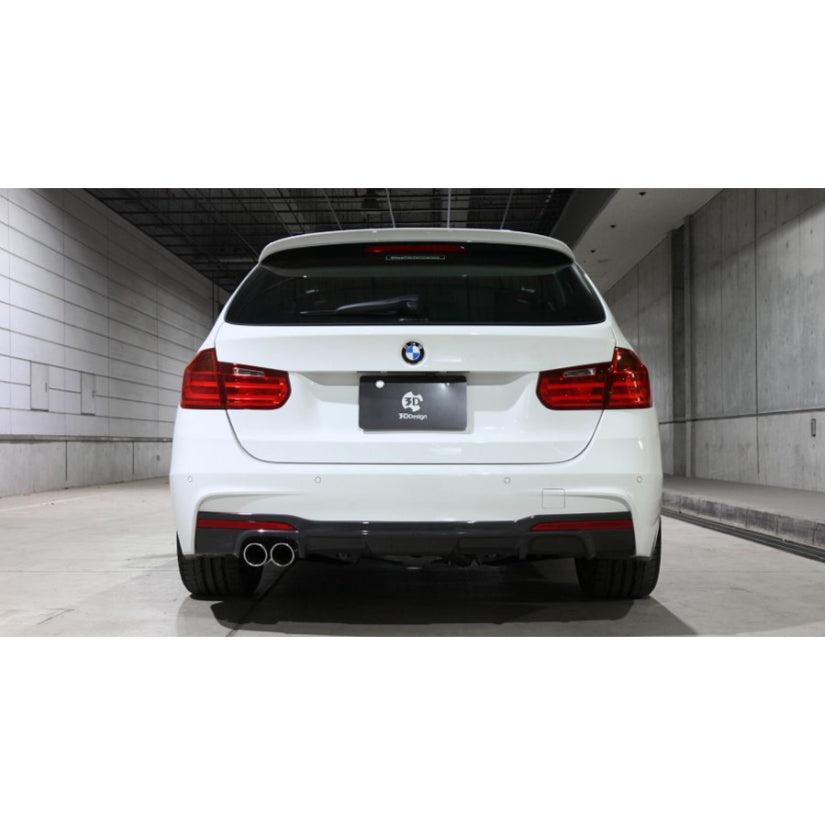 3Ddesign Duel Tip Rear Diffuser BMW 3 Series F30 F31 M-Sport
