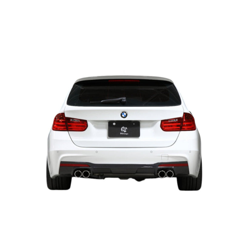 3Ddesign Quad Tip Rear Diffuser BMW 3 Series F30 F31 M-Sport