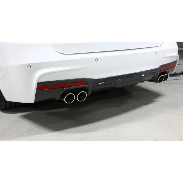 3Ddesign Quad Tip Rear Diffuser BMW 3 Series F30 F31 M-Sport