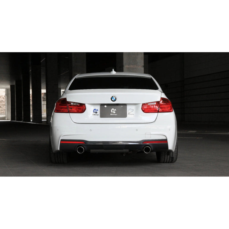 3Ddesign Duel Tip Rear Diffuser BMW 3 Series 335i F30 F31 M-Sport