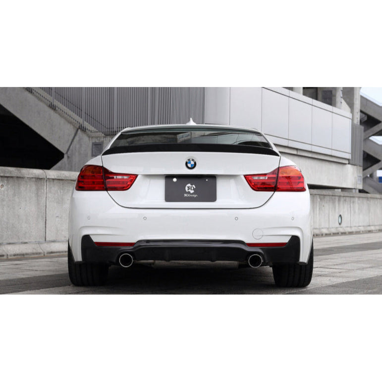 3Ddesign Rear Diffuser BMW 4 Series 435i F32 F36 M-Sport