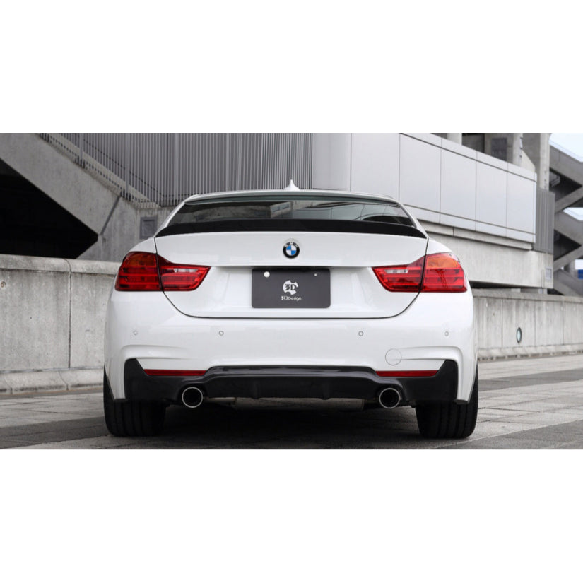 3Ddesign Rear Diffuser BMW 4 Series 435i F32 F36 M-Sport