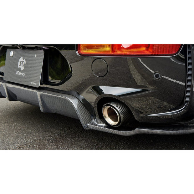 3Ddesign Rear Diffuser Carbon Fibre MINI F54 JCW LCI