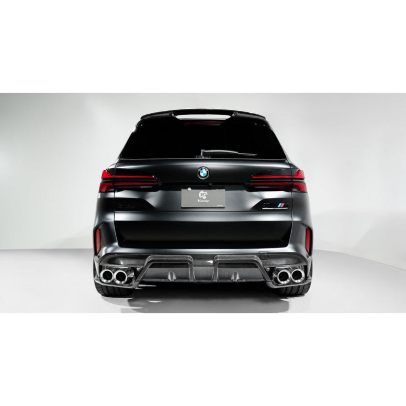 3Ddesign Rear Diffuser Carbon Fibre Set BMW X5M F95 LCI
