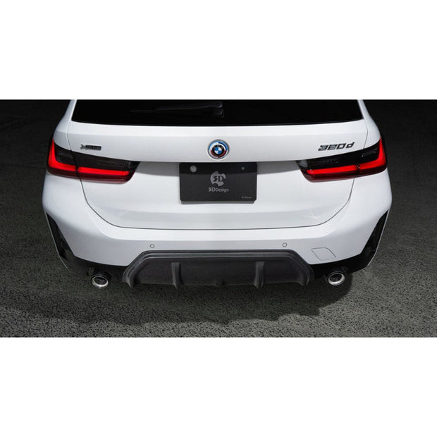 3Ddesign Rear Diffuser BMW 3 Series 320i G20 G21 LCI M-Sport
