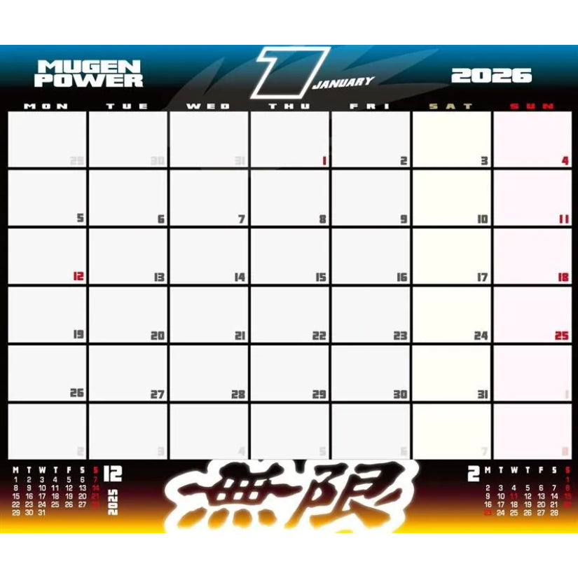 Mugen Calendar 2026