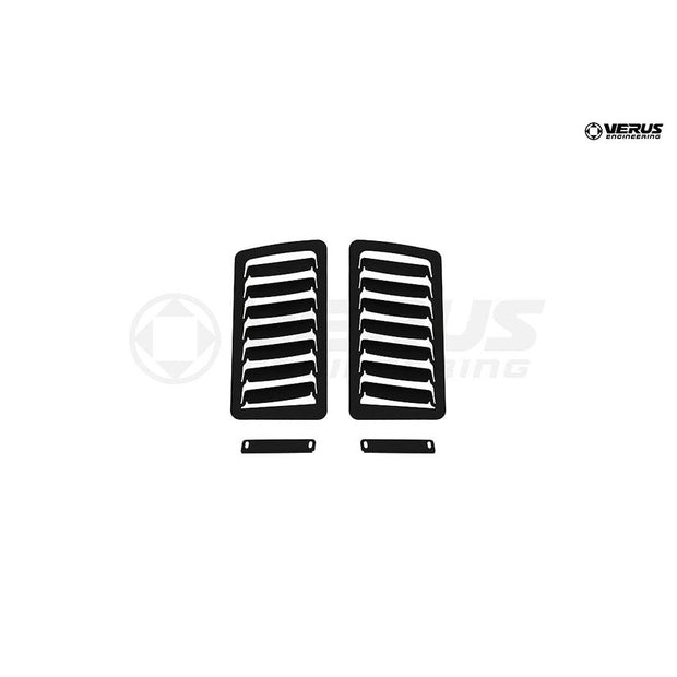 Verus Engineering FT86 Large Bonnet Louvers Only Powder Coated Black