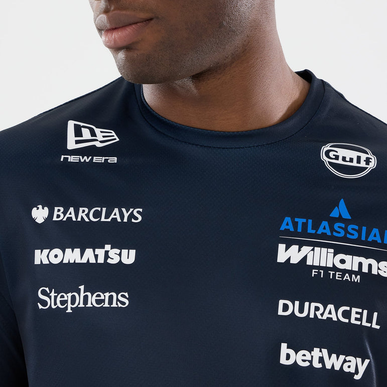 Williams F1 Team 2026 Silverstone Tech Tee Adults - Night Shift Navy