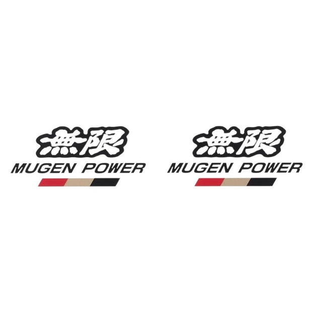 Mugen Power Stickers Set Black