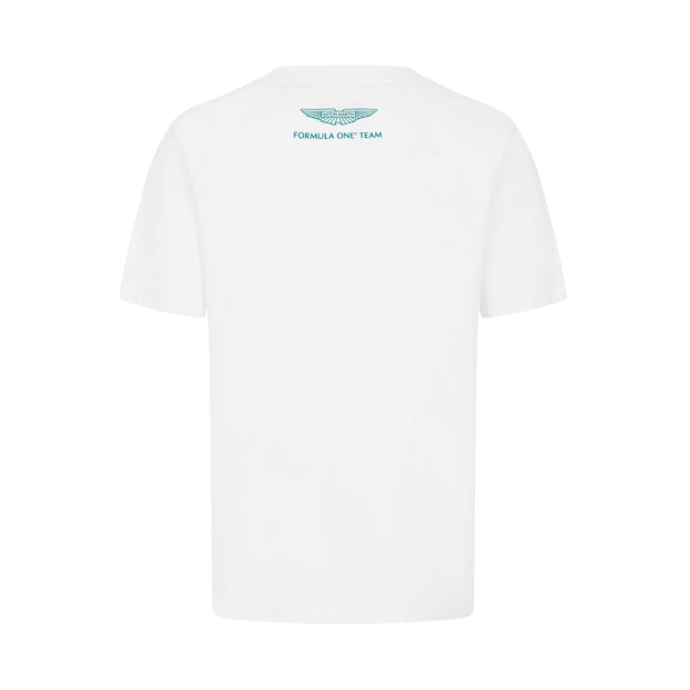 Aston Martin F1 Logo Tee Mens - White