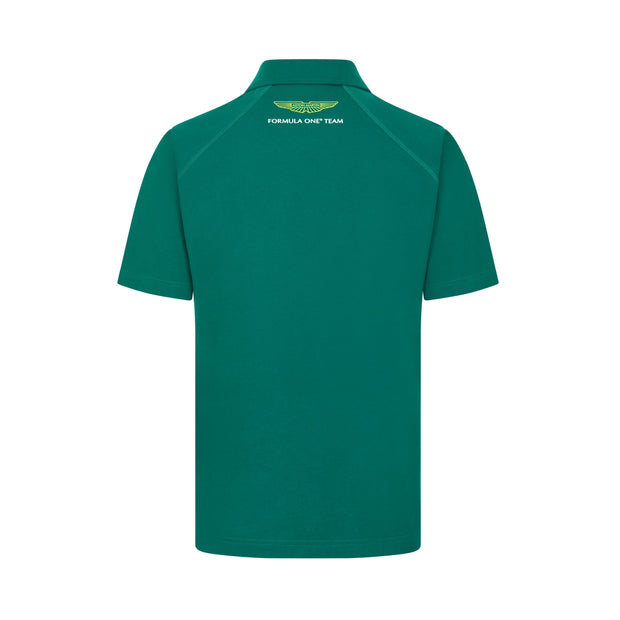 Aston Martin F1 Logo Polo Mens - Green