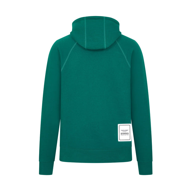 Aston Martin F1 Logo Hoodie Mens - Green