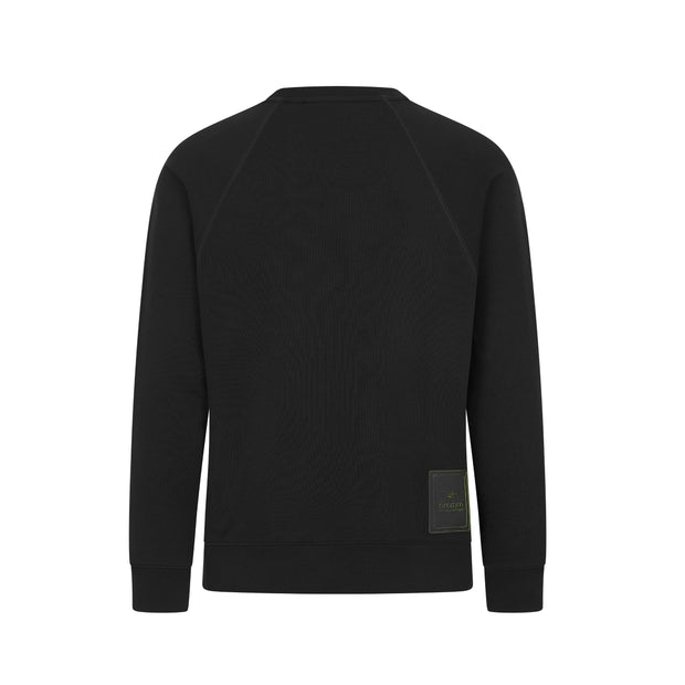 Aston Martin F1 Logo Stealth Crew Sweat Unisex - Black