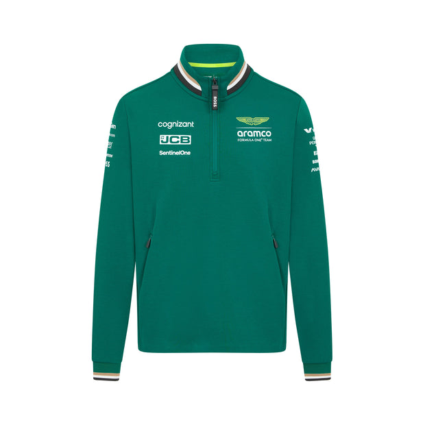 Aston Martin F1 Team 2024 Quarter Zip Mens - Green