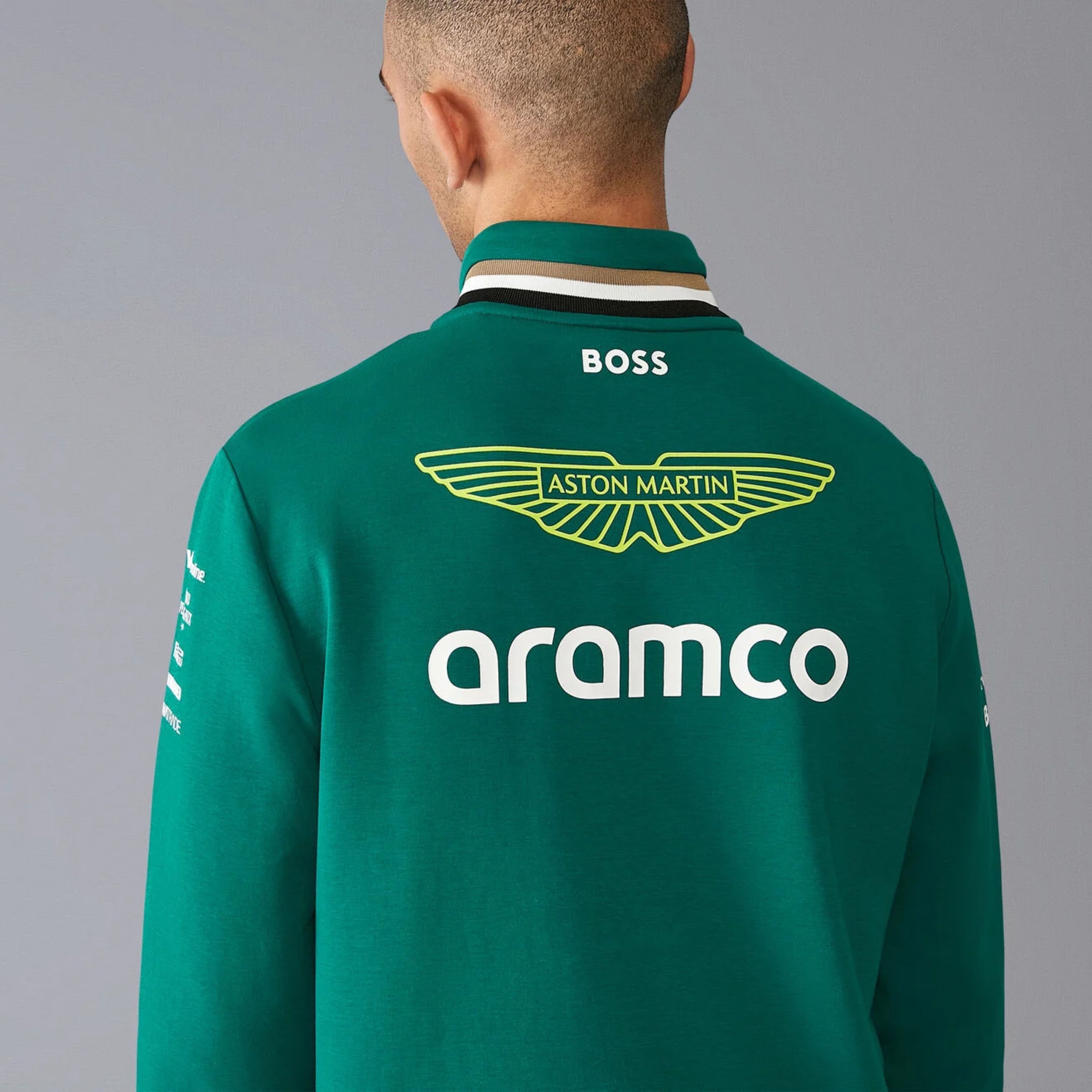 Aston Martin F1 Team 2024 Quarter Zip Mens - Green