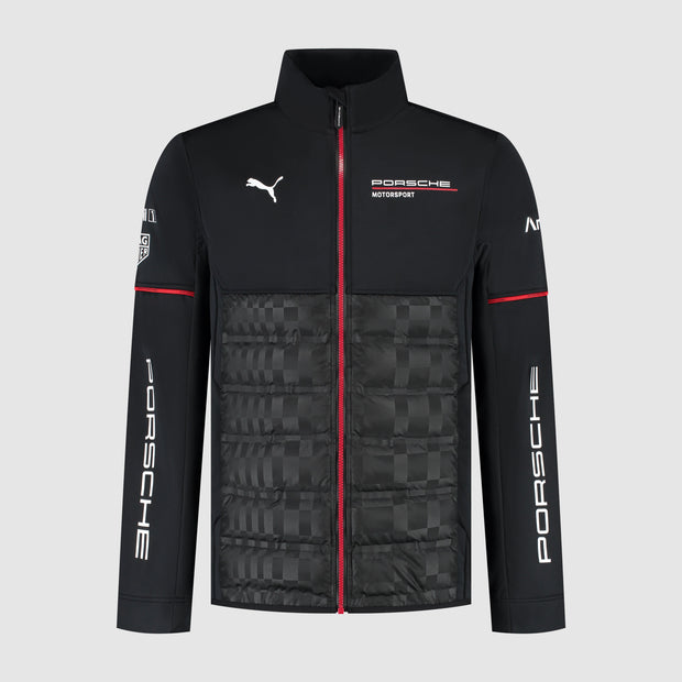 Porsche Motorsport Team 2026 Hybrid Jacket Mens - Black