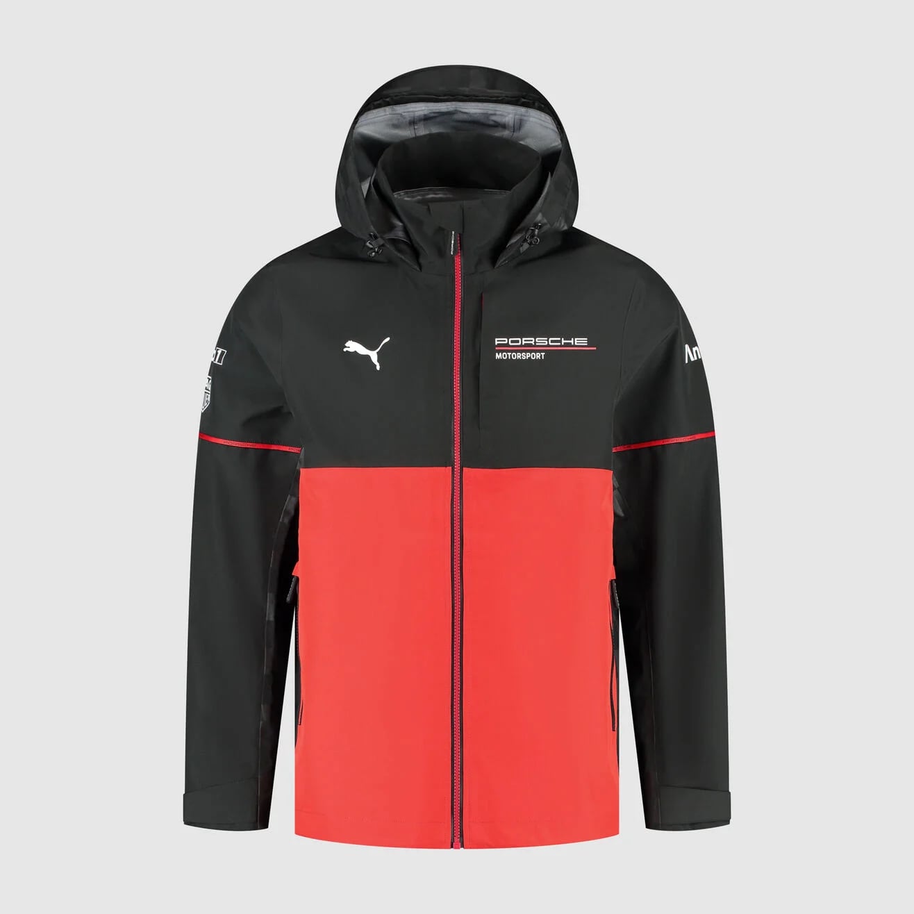 Porsche Motorsport Team 2026 Rain Jacket Mens - Black