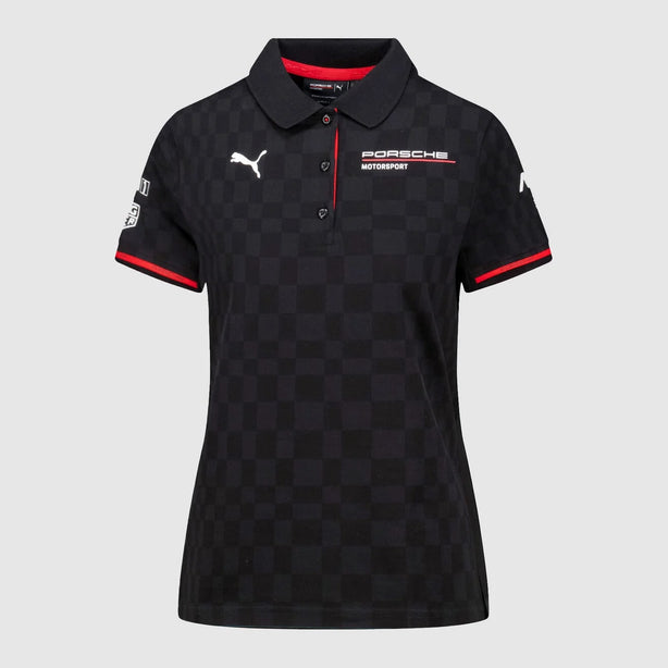 Porsche Motorsport Team 2026 Polo Womens - Black