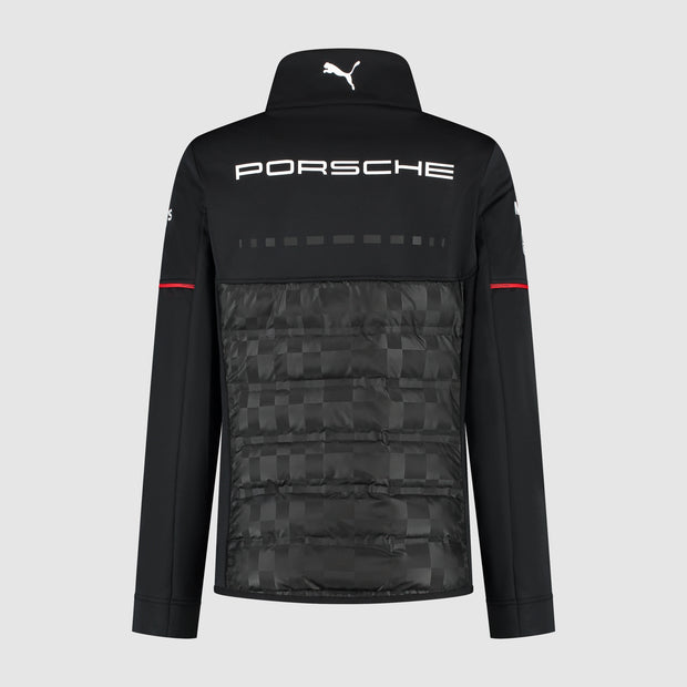 Porsche Motorsport Team 2026 Hybrid Jacket Womens - Black