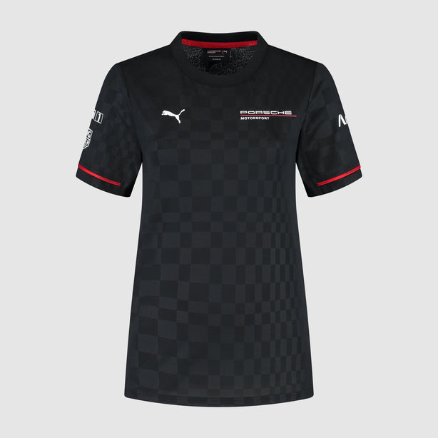 Porsche Motorsport Team 2026 Tee Womens - Black