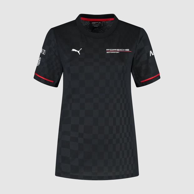 Porsche Motorsport Team 2026 Tee Womens - Black