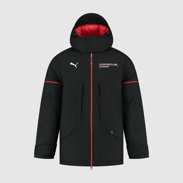 Porsche Motorsport Team 2026 Winter Jacket Mens - Black
