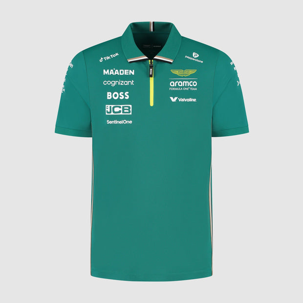 Aston Martin F1 Team 2025 Polo Mens - Green