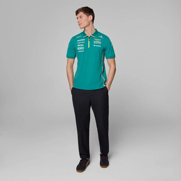 Aston Martin F1 Team 2025 Polo Mens - Green